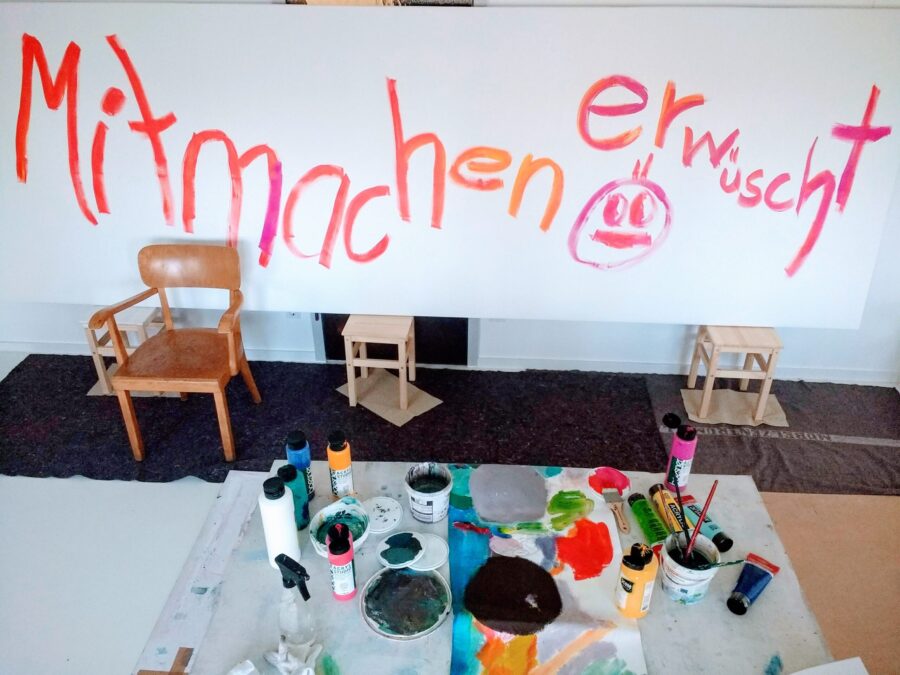 Pavlinas Atelier lädt zum Malworkshop ein.